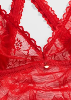 Femme bonprix Bodies|Dessous|Body sans armatures en dentelle