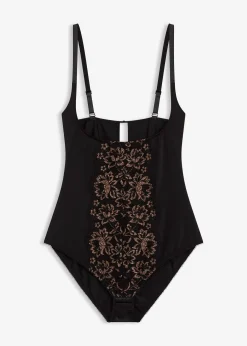 Femme bonprix Bodies|Lingerie Sculptante|Body sculptant avec fil brillant, maintien léger