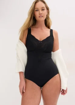 Femme bonprix Bodies|Lingerie Sculptante|Body sculptant sans armatures, maintien modéré