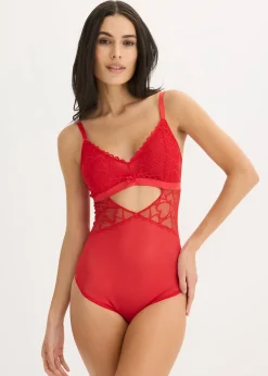 bonprix Body-string à dentelle cœurs|Femme Bodies|Dessous