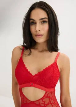 bonprix Body-string à dentelle cœurs|Femme Bodies|Dessous