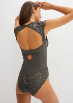 Femme bonprix Bodies|Body-string avec une dentelle délicate