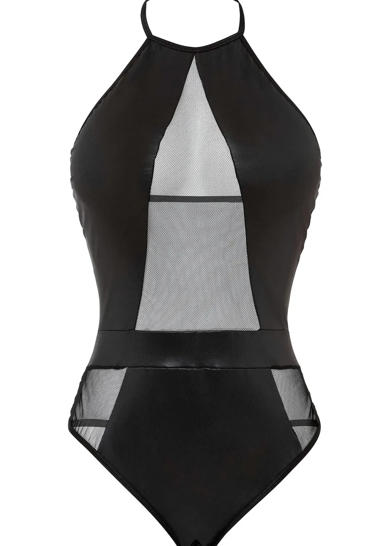 Femme bonprix Lingerie Érotique|Body-string ouvert avec wetlook