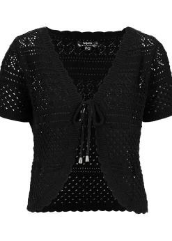 bonprix Boléro court en crochet|Femme Maille|Vestes & Manteaux