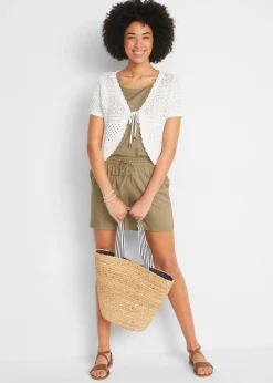 Femme bonprix Maille|Vestes & Manteaux|Boléro court en crochet