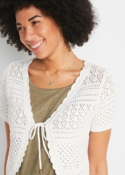 Femme bonprix Maille|Vestes & Manteaux|Boléro court en crochet