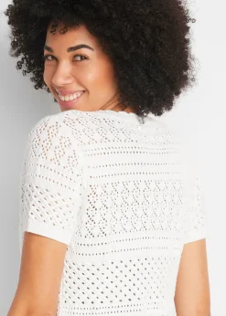 Femme bonprix Maille|Vestes & Manteaux|Boléro court en crochet