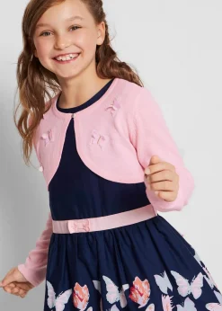 bonprix Boléro en maille avec applications papillon|Enfant Vêtements Enfant|Filles 2-8 Ans·Pulls & Sweats