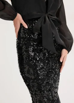 Femme bonprix Mode Festive|Vestes & Manteaux|Boléro en tulle fin avec détail à nouer