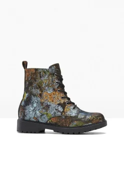 Femme bonprix Boots|Boots à lacets à motif floral