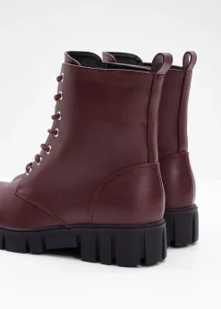 Femme bonprix Boots|Boots à lacets et semelle crantée