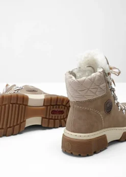 Rieker Boots à lacets|Femme Chaussures D'Hiver Fourrées|Marques