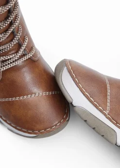 Rieker Boots à lacets|Femme Chaussures D'Hiver Fourrées|Marques