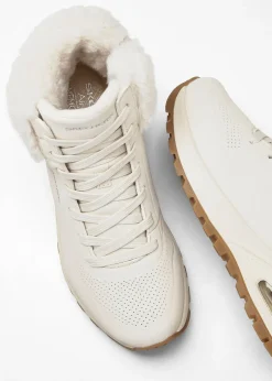 Femme Skechers Chaussures D'Hiver Fourrées|Marques|Boots à lacets avec mousse à mémoire de forme