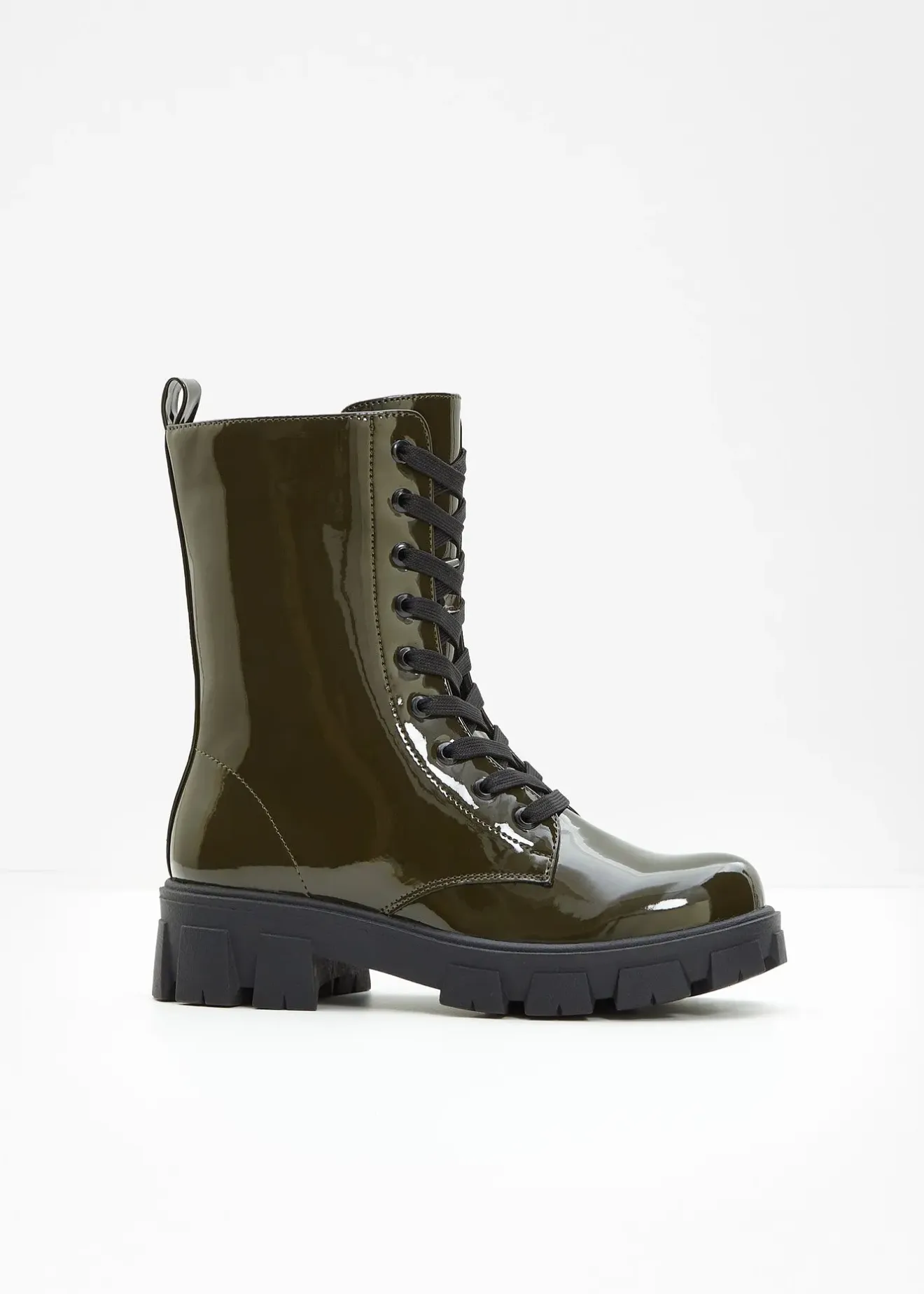 Femme bonprix Boots|Boots à lacets vernies