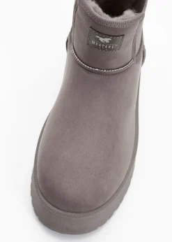 Mustang Boots à plateforme|Femme Chaussures D'Hiver Fourrées|Marques