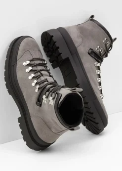 Homme bonprix Boots & Bottines|Boots fourrées à lacets