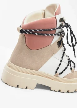 bonprix Boots fourrées à lacets|Femme Chaussures D'Hiver Fourrées|Boots