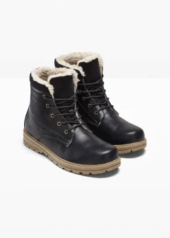 Homme bonprix Garçons·Boots & Bottes|Boots & Bottines|Boots fourrées à lacets