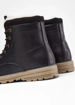 Homme bonprix Garçons·Boots & Bottes|Boots & Bottines|Boots fourrées à lacets