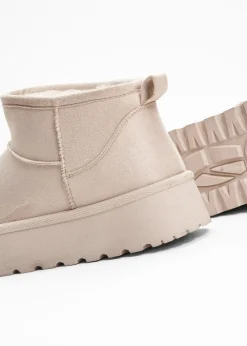 Femme bonprix Chaussures D'Hiver Fourrées|Chaussons|Boots fourrées à plateforme