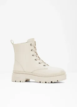 Femme bonprix Boots|Boots lacées à semelle crantée