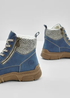 Rieker Boots lacées|Femme Chaussures D'Hiver Fourrées|Marques