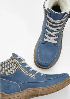 Rieker Boots lacées|Femme Chaussures D'Hiver Fourrées|Marques