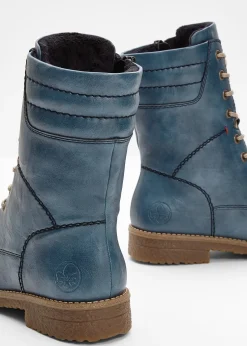 Rieker Boots lacées|Femme Chaussures D'Hiver Fourrées|Marques