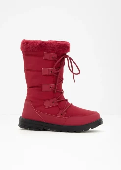 Femme bonprix Chaussures D'Hiver Fourrées|Chaussures Confort|Bottes à lacets