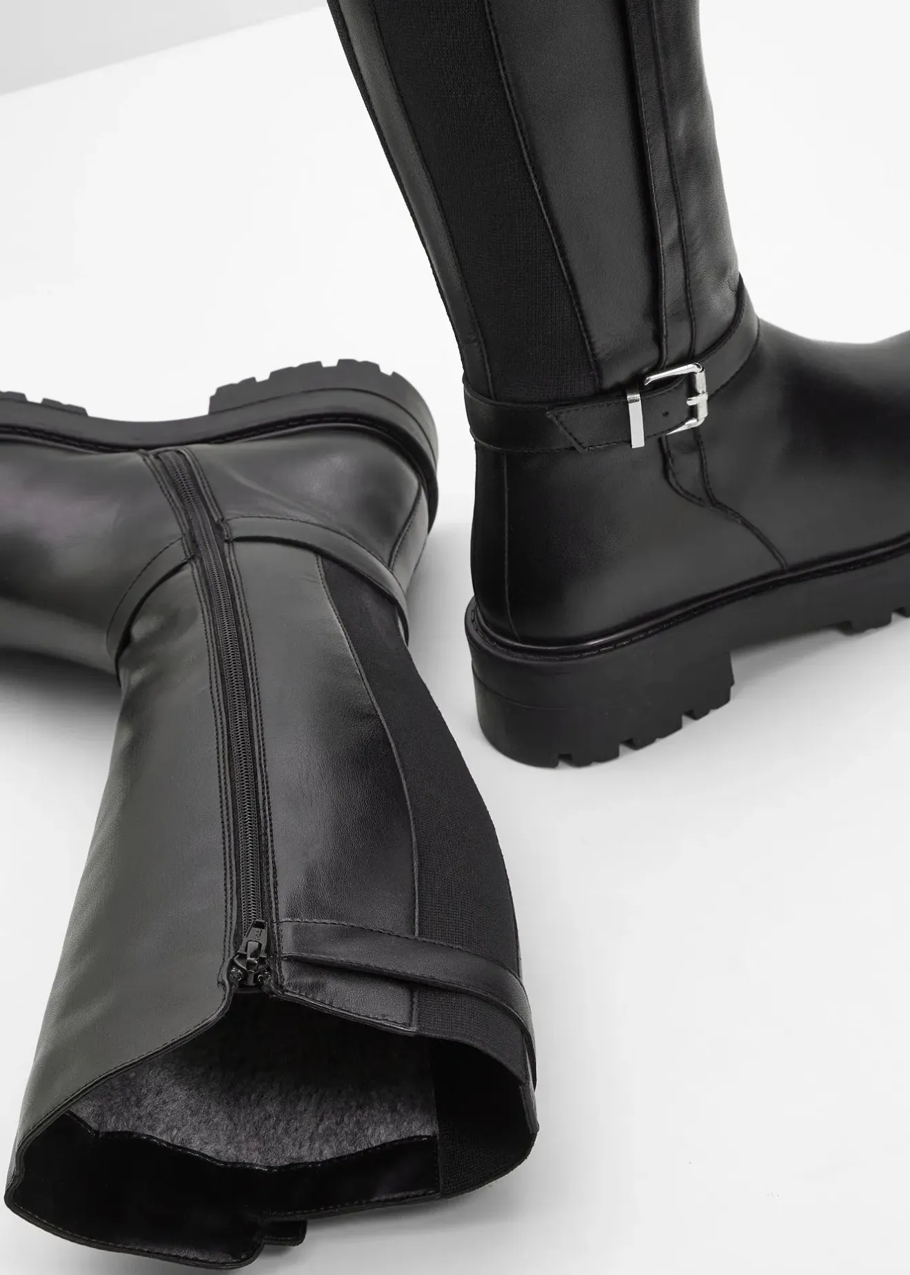 bonprix Bottes à plateforme|Femme Chaussures D'Hiver Fourrées|Bottes
