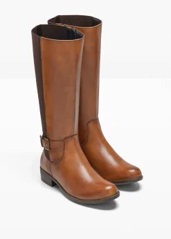bonprix Bottes en cuir|Femme Bottes|Premium