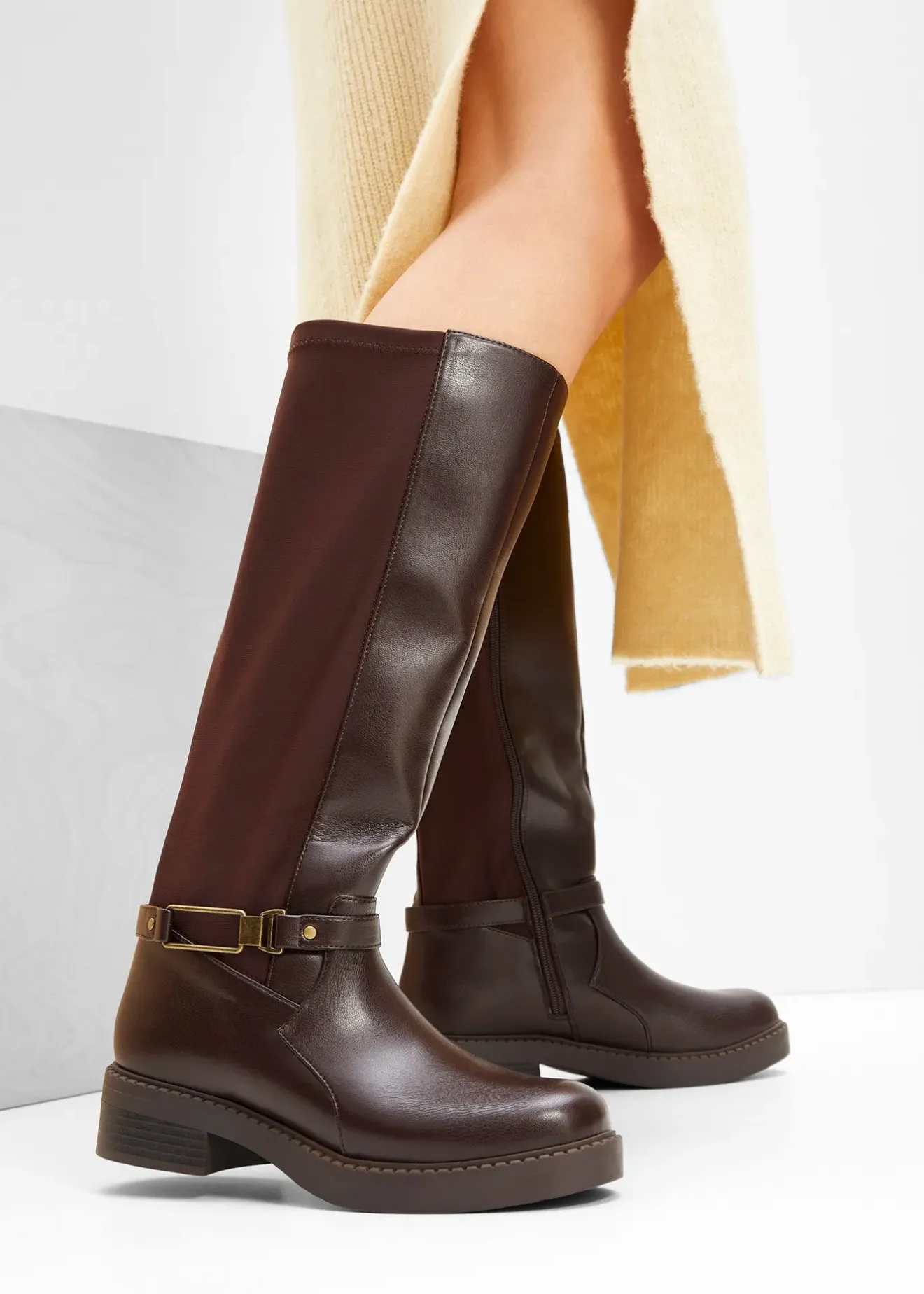 Femme bonprix Bottes|Bottes tige large