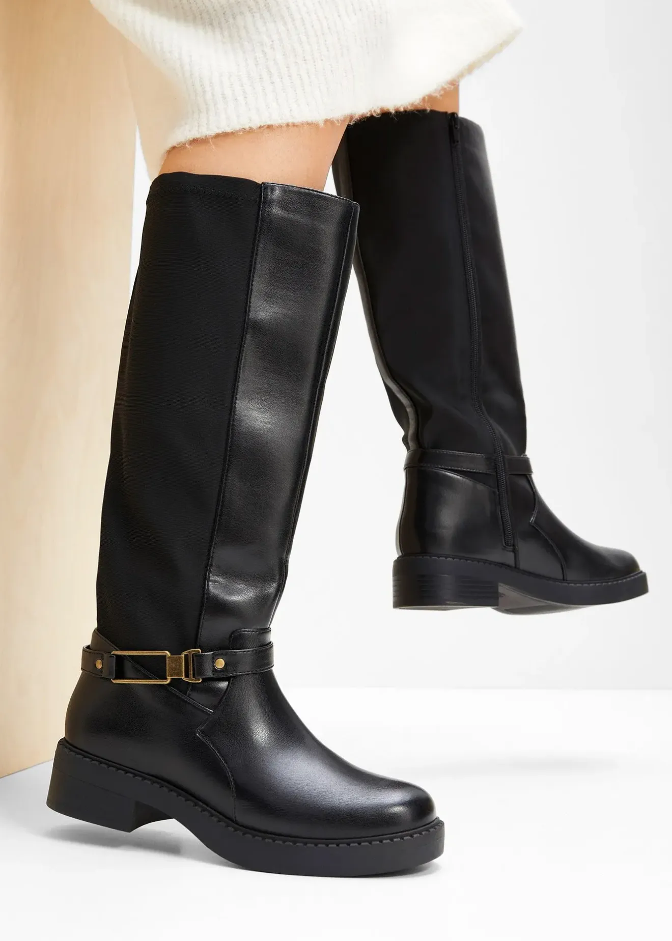 bonprix Bottes tige large|Femme Bottes