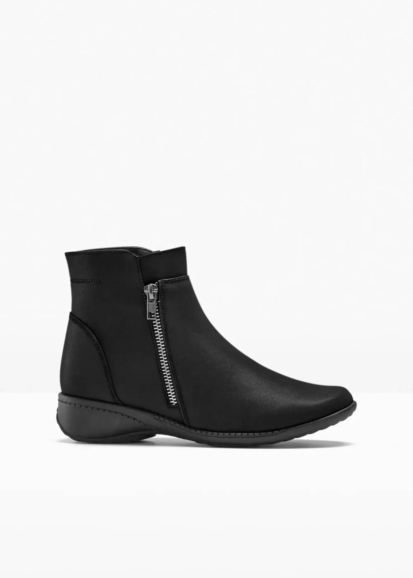 bonprix Bottines à fermeture zippée|Femme Chaussures D'Hiver Fourrées|Boots