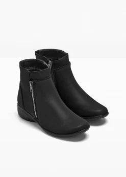 bonprix Bottines à fermeture zippée|Femme Chaussures D'Hiver Fourrées|Boots