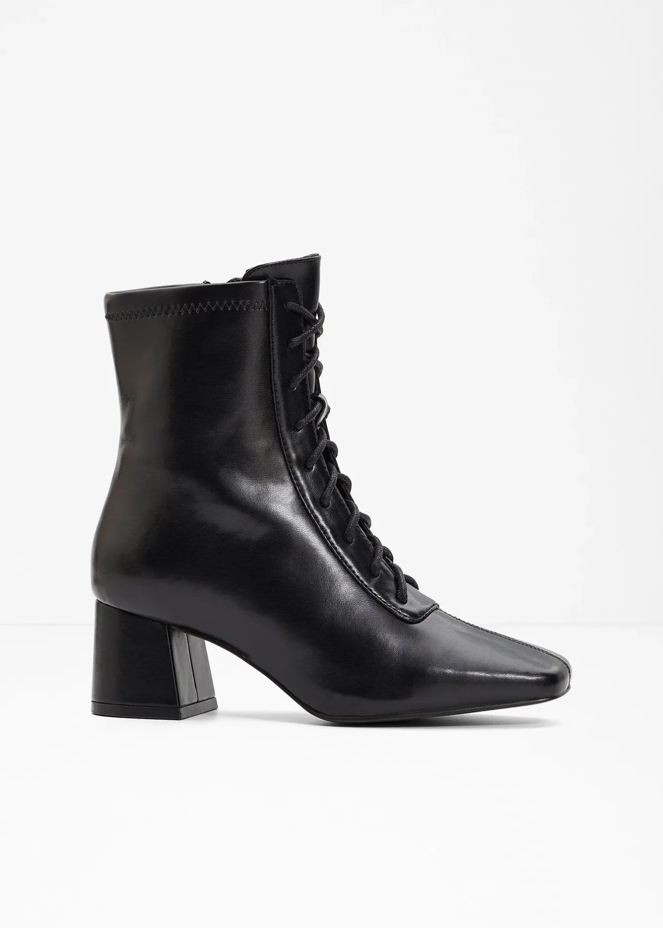 bonprix Bottines à lacets et talon bloc|Femme Bottines