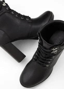 bonprix Bottines à lacets et talon haut|Femme Talons Hauts|Bottines