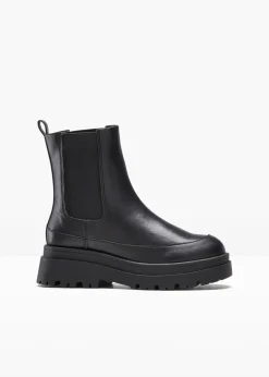 Femme bonprix Chaussures Confort|Boots|Bottines Chelsea à semelle crantée