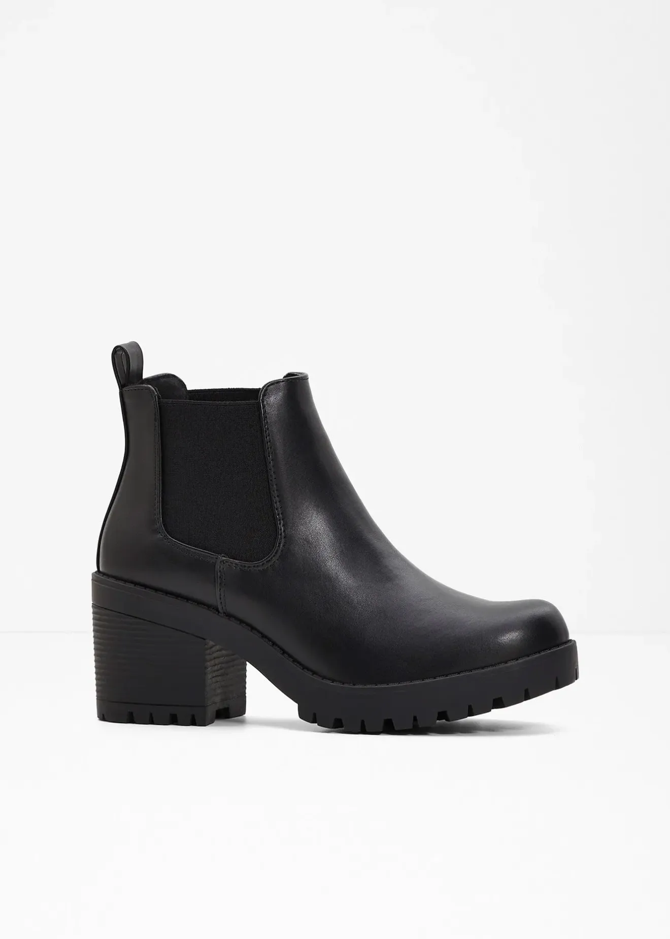 Femme bonprix Boots|Bottines|Bottines Chelsea à talon carré