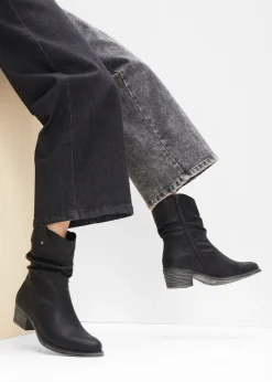 Rieker Bottines cowboy fourrées et confortables|Femme Chaussures D'Hiver Fourrées|Marques