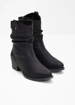 Rieker Bottines cowboy fourrées et confortables|Femme Chaussures D'Hiver Fourrées|Marques