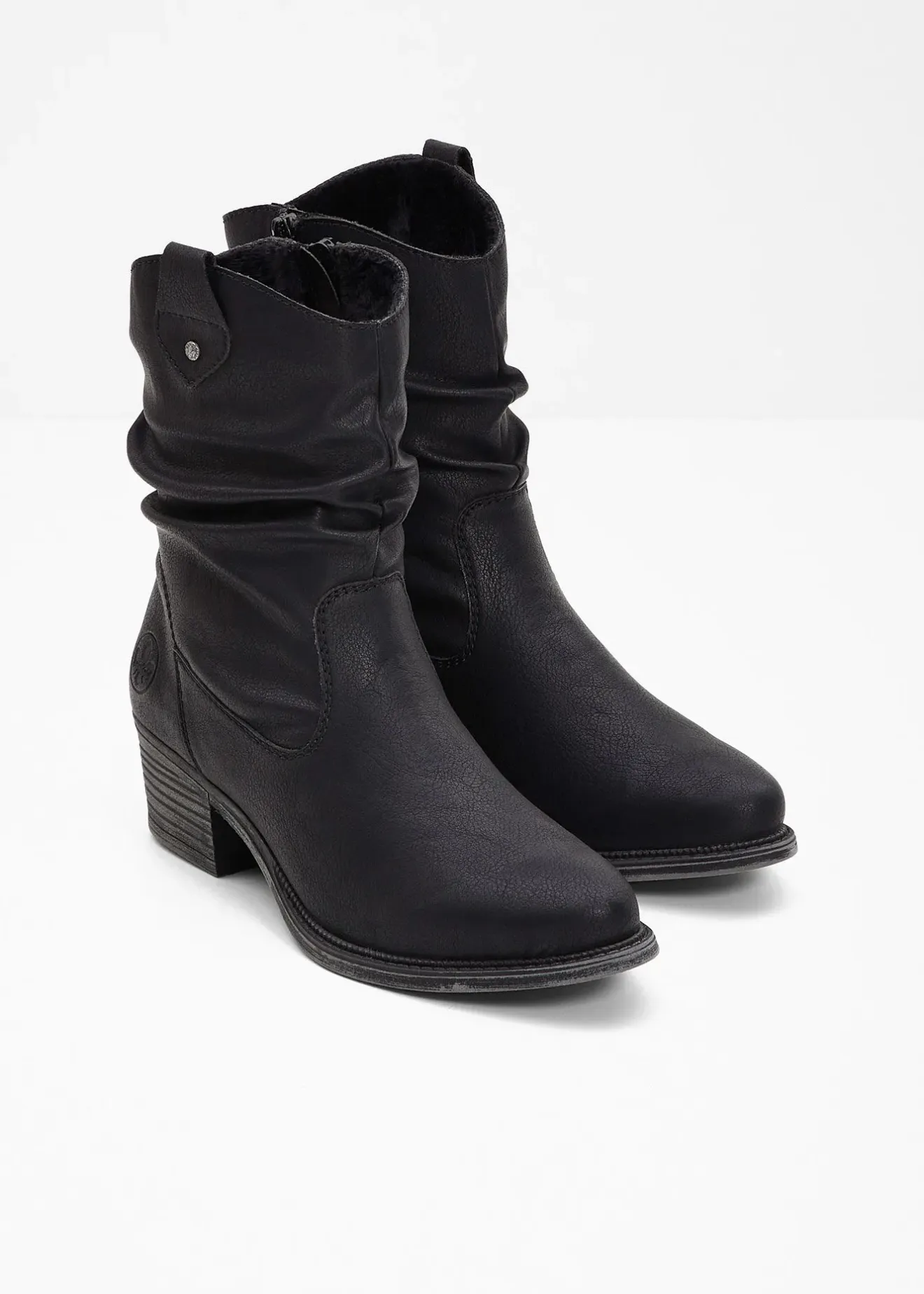 Rieker Bottines cowboy fourrées et confortables|Femme Chaussures D'Hiver Fourrées|Marques