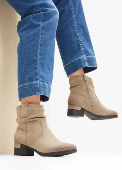 Jana Bottines western en largeur confortable|Femme Chaussures D'Hiver Fourrées|Marques