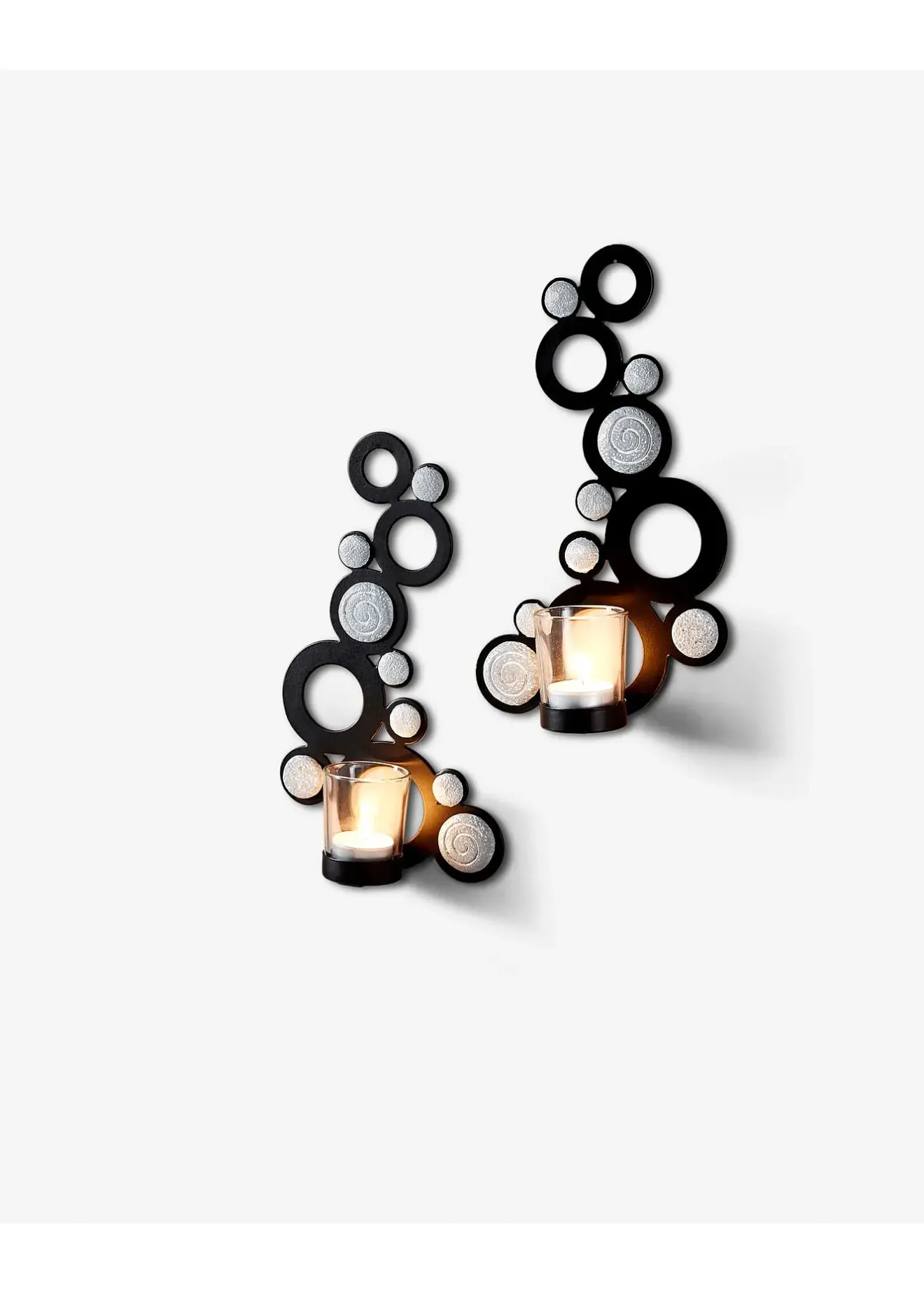 bonprix Bougeoir mural avec galets (Ens. 2 pce.)| Couloir·Décoration|Salon·Décoration