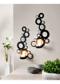 bonprix Bougeoir mural avec galets (Ens. 2 pce.)| Couloir·Décoration|Salon·Décoration