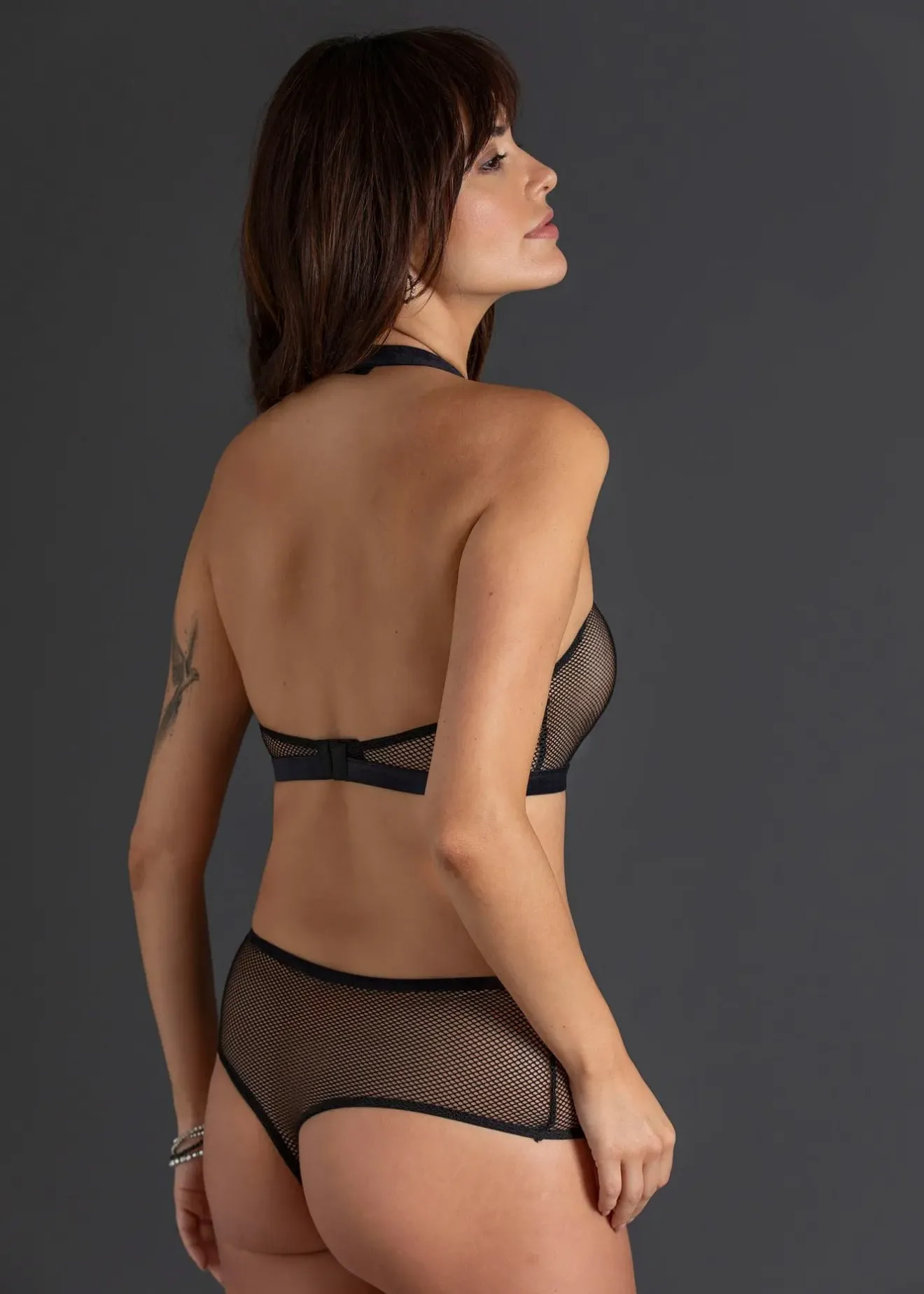 bonprix Bralette dos nu et string taille haute (ens. 2 pces)|Femme Lingerie Érotique