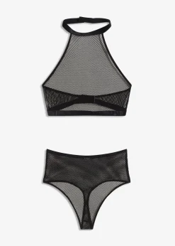 bonprix Bralette dos nu et string taille haute (ens. 2 pces)|Femme Lingerie Érotique