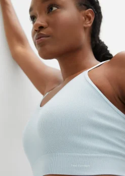 bonprix Brassière côtelée sans coutures Feel Comfort|Femme Sans Couture|Soutiens-Gorge