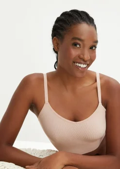 Femme bonprix Sans Couture|Soutiens-Gorge|Brassière côtelée sans coutures Feel Comfort
